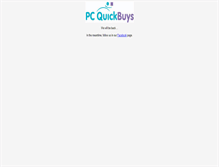 Tablet Screenshot of pcquickbuys.com